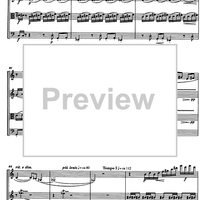 Quartet (Clarinet quartet) Op.26 - Score