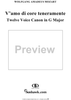 V'amo di core teneramente, twelve voice canon in G Major, K382g (K348)
