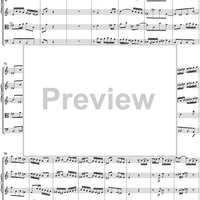 Violin Concerto No. 1 in A Minor   (BWV 1041) - Full Score