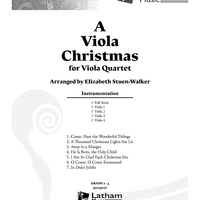 A Viola Christmas for Viola Quartet - Score