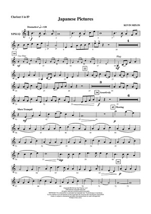 Japanese Pictures - Clarinet 1 in Bb