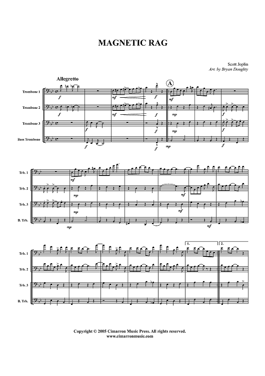 Magnetic Rag - Score