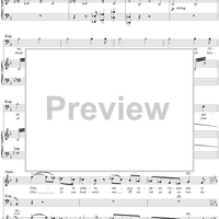Recitative and Continuation of Grand Finale II from "Aida", Act 2 - Score
