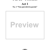 Pia de' Tolomei, Act 1, No. 1: Scena e Cavatina - "Non può dirti la parola" - Score