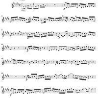 "Herr, deine Güte reicht so weit der Himmel ist", Aria, No. 3 from Cantata No. 17: "Wer Dank opfert, der preiset mich" - Violin 2