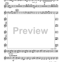 Royal Fireworks Suite - Horn in F (plus optional part for Trombone)