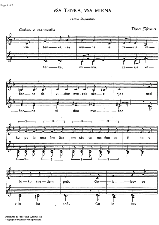 Vsa Tenka, Vas Mirna