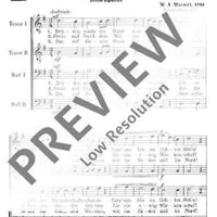 Bundeslied - Choral Score