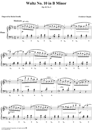 No. 10 in B Minor, Op. 69, No. 2