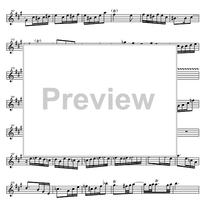 Sonata A Major BWV 1014 - Score