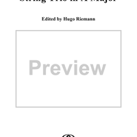 String Trio in A Major, Op. 1, No. 2 - Violin 2