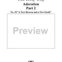 The Holy City: Part II. "Adoration", No. 10, A New Heaven and a New Earth