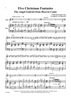 Five Christmas Fantasies for Violin and Piano