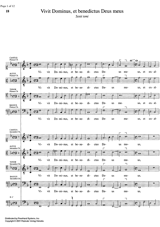 Vivit Dominus, et benedictus Deus meus