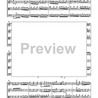 Brandenburg Concerto No. 1 - Score