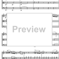 String Trio Bb Major D581B - Score