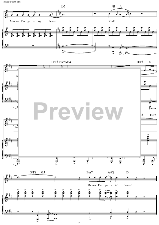 Home from Beetlejuice The Musical" Sheet Music for Piano/Vocal