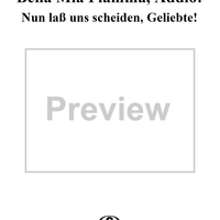 Bella mia fiamma, addio! (Nun lass uns scheiden, Geliebte!), rec. and aria