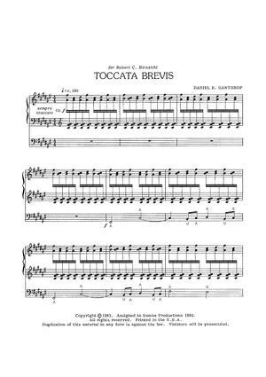 Toccata Brevis