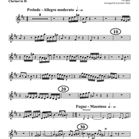 Prelude and Fugue XIV - From "The Well-Tempered Clavier" - Clarinet in Bb