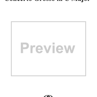 Concerto Grosso No. 10 in C Major, Op. 6, No. 10 - Continuo