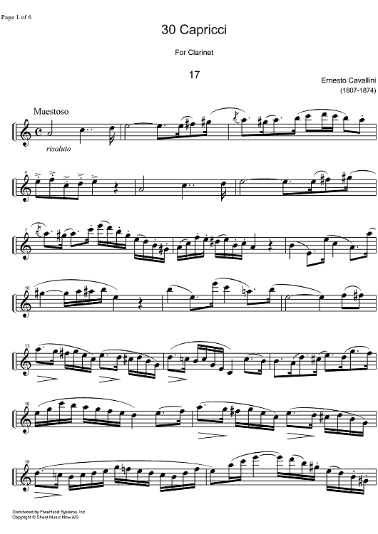 Capriccio No.17 a minor