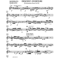 Descent Overture from Orpheus - Act II D Major - Violin 2