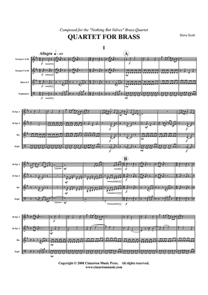 Quartet for Brass - Score