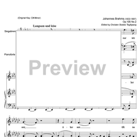 Immer leiser wird mein Schlummer Op.105 No. 2