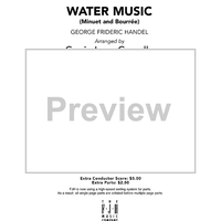 Water Music (Minuet and Bourrée) - Score