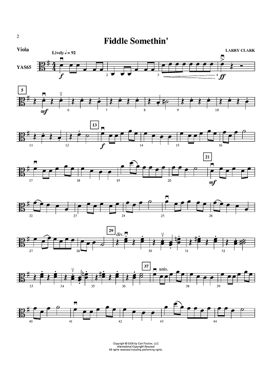 Fiddle Somethin' - Viola