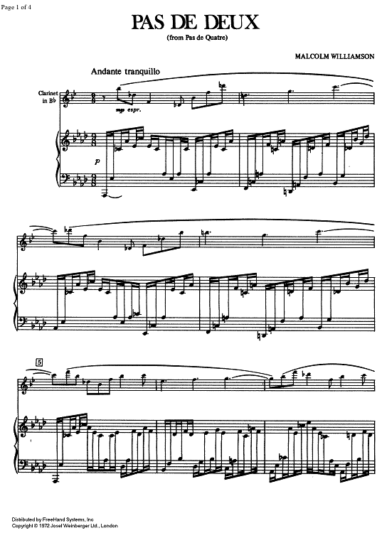 Difficult 2/2 - Pas de Deux - Score