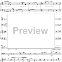 Trio in A Minor for violin, violoncello and piano - Piano Score