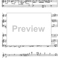 Adagio et fugue - Score