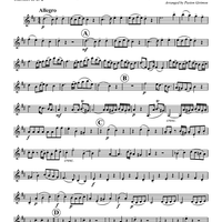 First Movement from Quartet No. 4 in C (K. 157) - Clarinet 2 in Bb