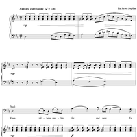 Treemonisha, No. 24: When Villians Ramble Far and Near