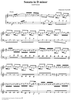 Sonata in D minor, K. 18