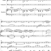 Piano Trio No. 1 in E-flat Major, Op. 1, No. 1 - Piano Score