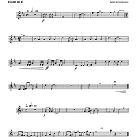 Four Fanfares - Horn in F