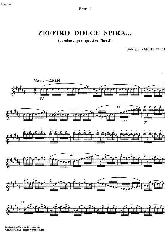 Zeffiro Dolce Spira... - Flute 2