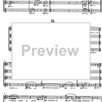 Pas de quatre (3 impromptus) - Score