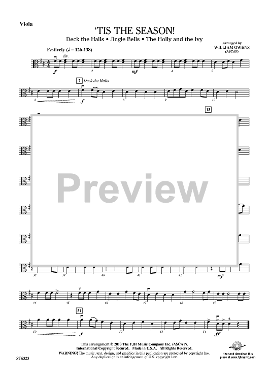 'Tis the Season! - Viola