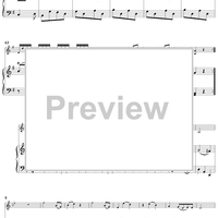 Violin Sonata No. 6 in G Major, K11 - Piano Score