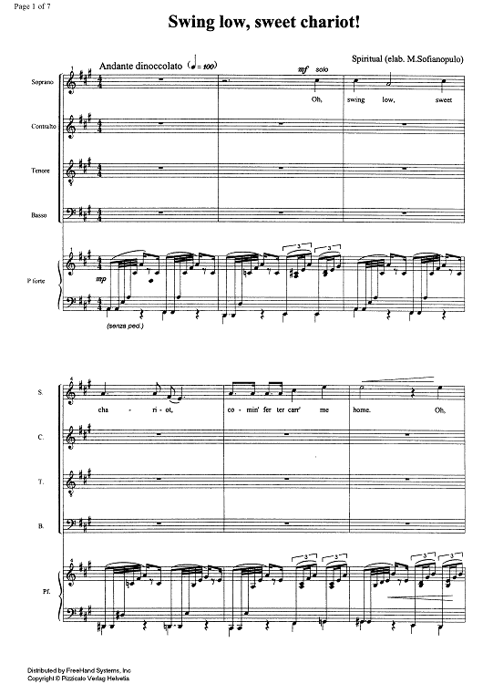 Swing Low, Sweet Chariot