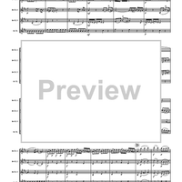 Allegro from Quartet No. 4 in C, K. 157 - Score