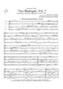 Two Madrigals, Vol. 7 - from Morley's "First Book of Madrigals to 4 Voices" (1594) - Score