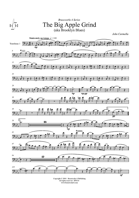 The Big Apple Grind - Trombone 1