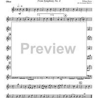 Gavotte (from Symphony No. 4) - Oboe