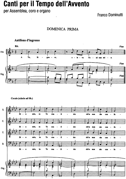 Canti per il Tempo dell'Avvento