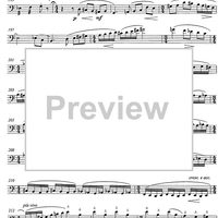 Konzert for horn and string orchestra op.107 [set of parts] - Cello